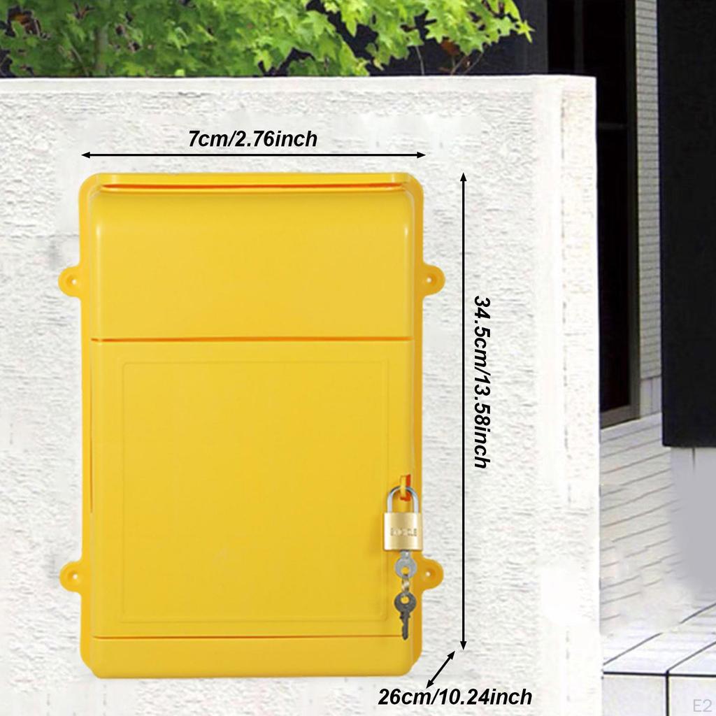 Lightweight And Portable Wall-mounted , Ideal for Newspapers, Envelopes Outdoor Use.