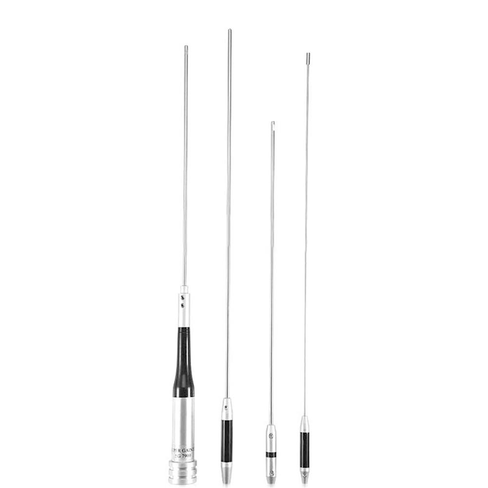 Car Radio Dual Band Antenna 144/430MHz 150W High Gain Antenna Lightweight Silver For SG-7900 144/430MHz VHF/UHF 100% Brand New