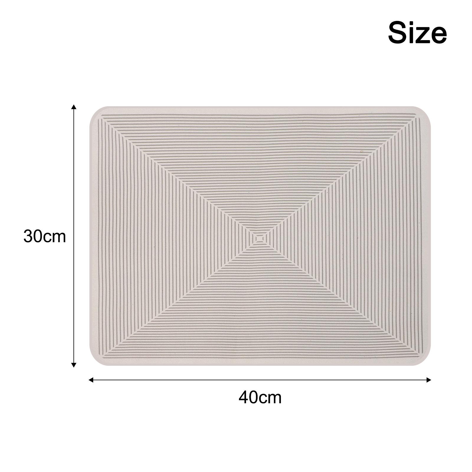 

Diatomite Absorbent Pad Kitchen Drain Mat Faux Velveteen Material Large Size A