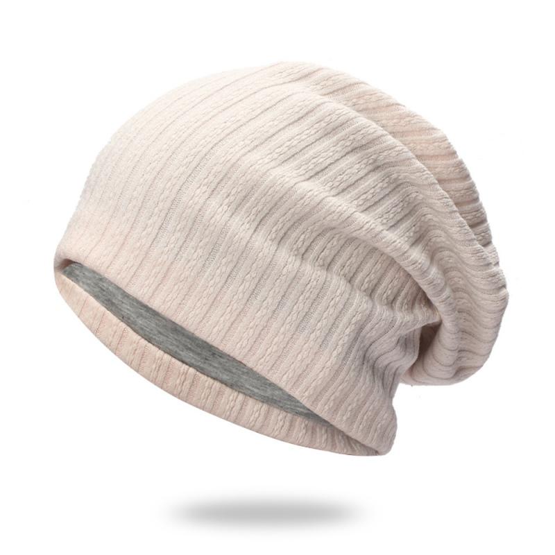Damen Herren Slouchy Beanie Wintermütze Übergroße Unisex Häkelmütze mit Rippenmuster Warme Schlafmütze Skull Cap Outdoor Baggy Slouch Mützen