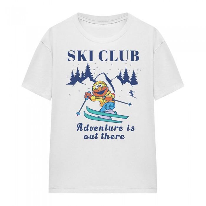 Sesame Street Womens/Ladies Ski Club Adventure Elmo T-Shirt
