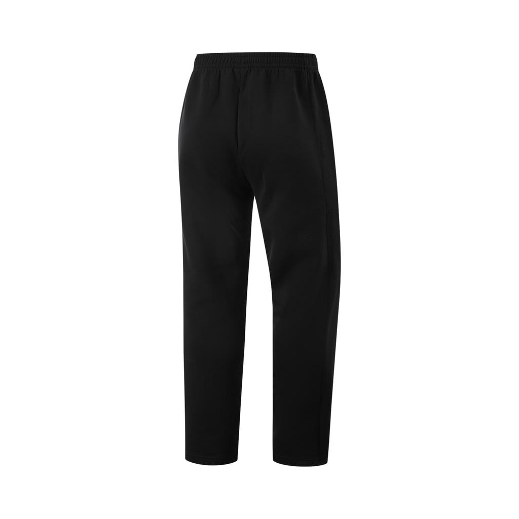 Li Ning Table Tennis Series Straight Leg Elastic Knit Sports Pants Men Bottoms Black AKLV175-1