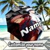 Custom Name Personalized Jujutsu Kaisen Print Umbrella, Auto Open Close, 8‑Rib Sturdy Frame, Commute Camping Hiking Use, Birthday Gift