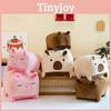 Square Capybara Plush Toy Cute Stuffed Animal Doll Cartoon Decoration Kids Gift