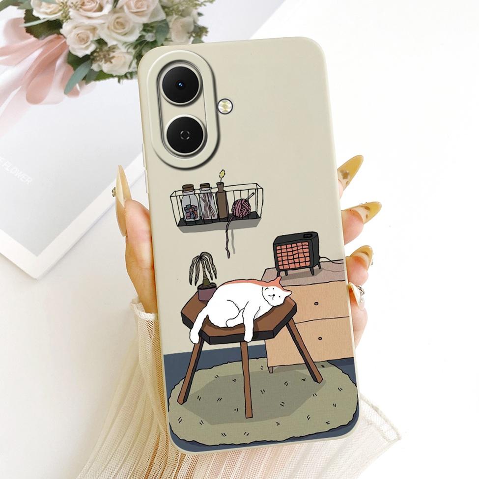 For Tecno KM4 Casing For Tecno Spark Go 2 Case Cover Luxury Fashion Cute Cartoon Funny Painted Silicone Phone Case