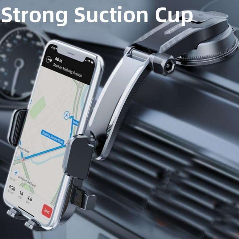 Car Dashboard Phone Holder Stand Gravity Strong Suction Cup Stable Universal Windshield Navigation Hanging Interior Accessories