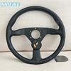 JDM 350mm Montecarlo Tarzı Direksiyon Simidi Evrensel Modifiye Yarış Spor Düz Direksiyon Simidi
