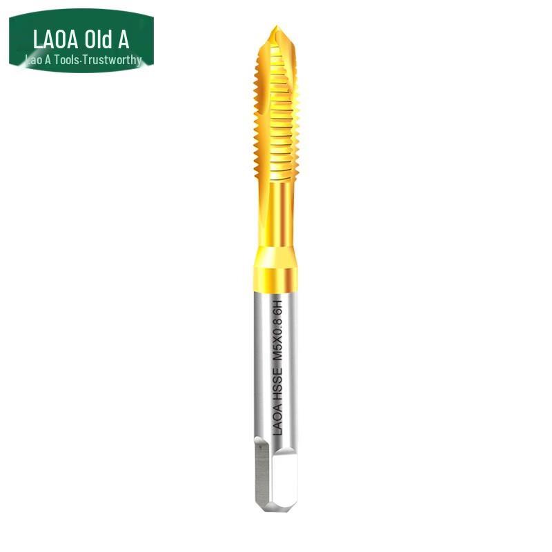 LAOA Cobalt Titanium Coated Machine Tap M5*0.8