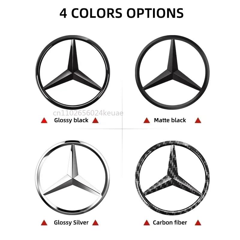 Aktcik1 Adesivo per Auto 1 pz 52mm 57mm Adesivo Emblema Logo Volante Auto Per Mercedes Benz AMG W176 W202 W204 W205 W210 W211 CLA CLK CL