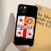 Georgia Flag Phone Case For iPhone 17 16 14 13 12 11 15 Pro Max mini XR 16e 15 16 Plus 17 Air Full Cover