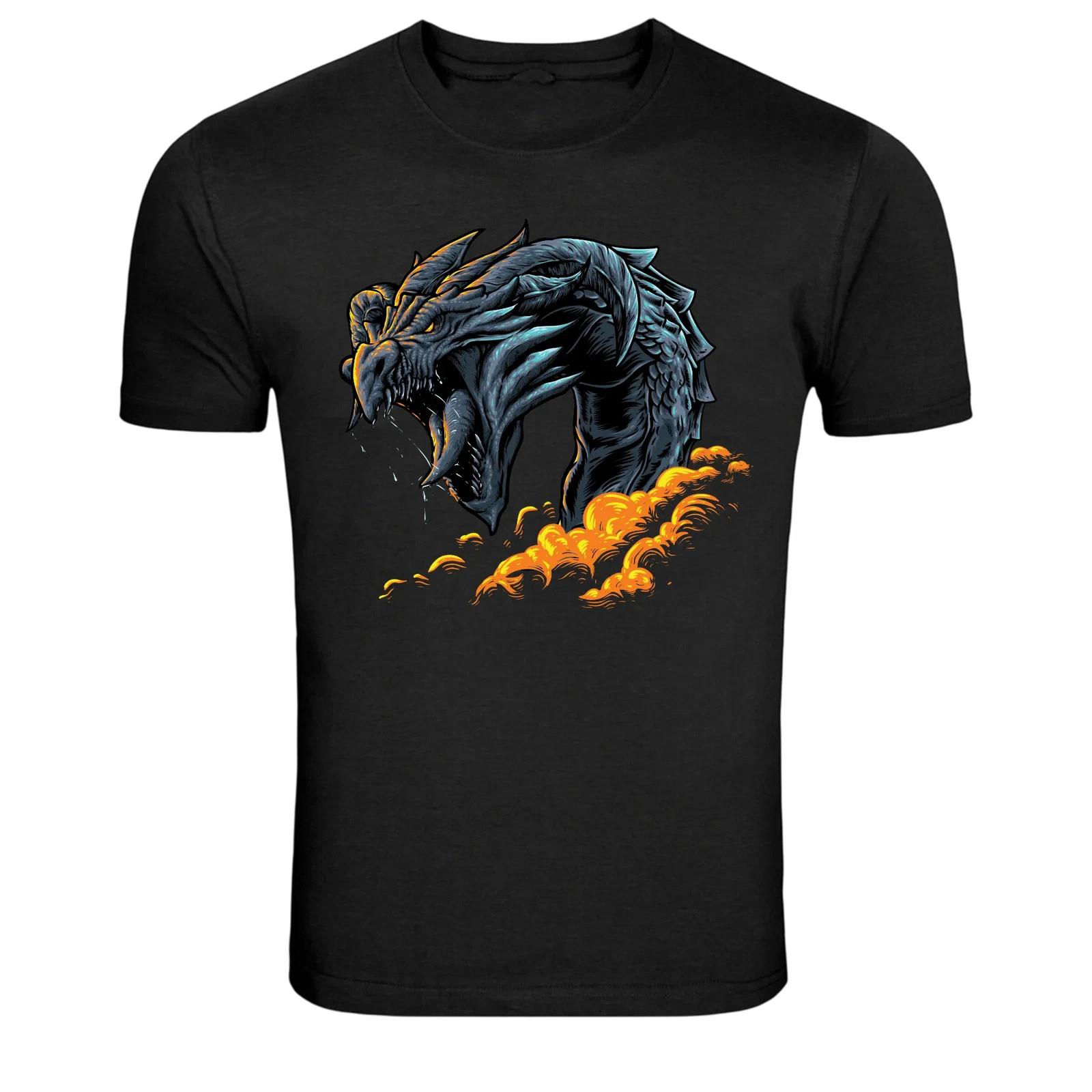 Sea Dragon Monster Ocean Beast Graphic T-Shirt L