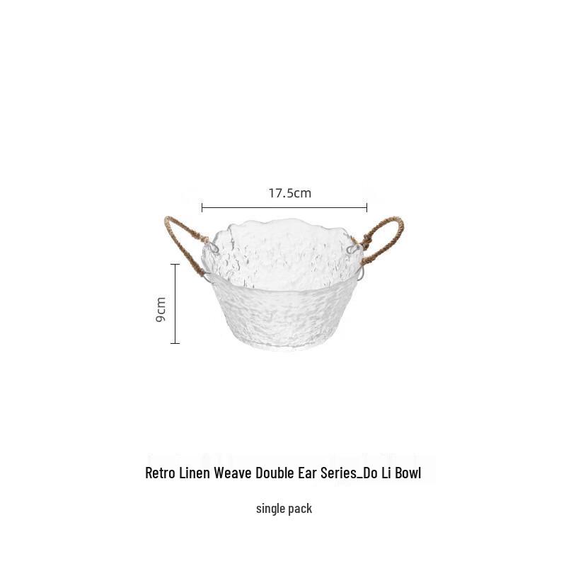 AQ Glass Fruit & Snack Plate