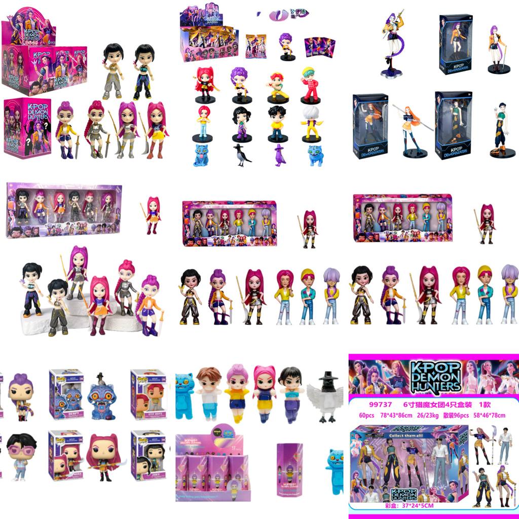 KPOP Witch Hunter Animation Figure Series Peripheral Games Doll Doll Model Tabletop Ornament