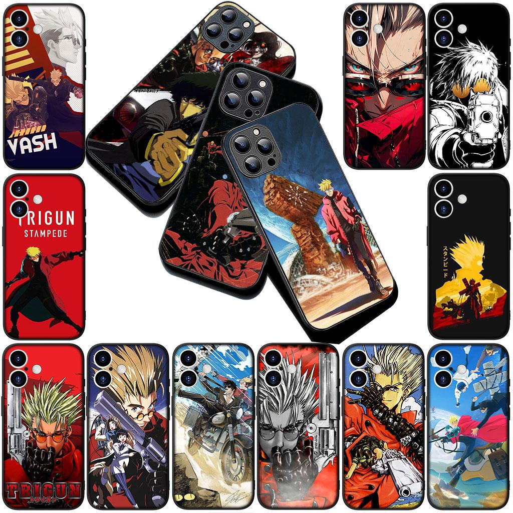 Handyhülle für Samsung Galaxy S25 S24 S23 FE Ultra Plus S7 Edge S25+ S23+ A56 5G Funda Hülle Weiche Hülle Trigun Stampede