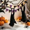 Realistic Bat for Photo Booths Halloween Decorations, Felt Hanging Bats, Spooky Flying Props Durable Decorations Haunted House Party, Indoor