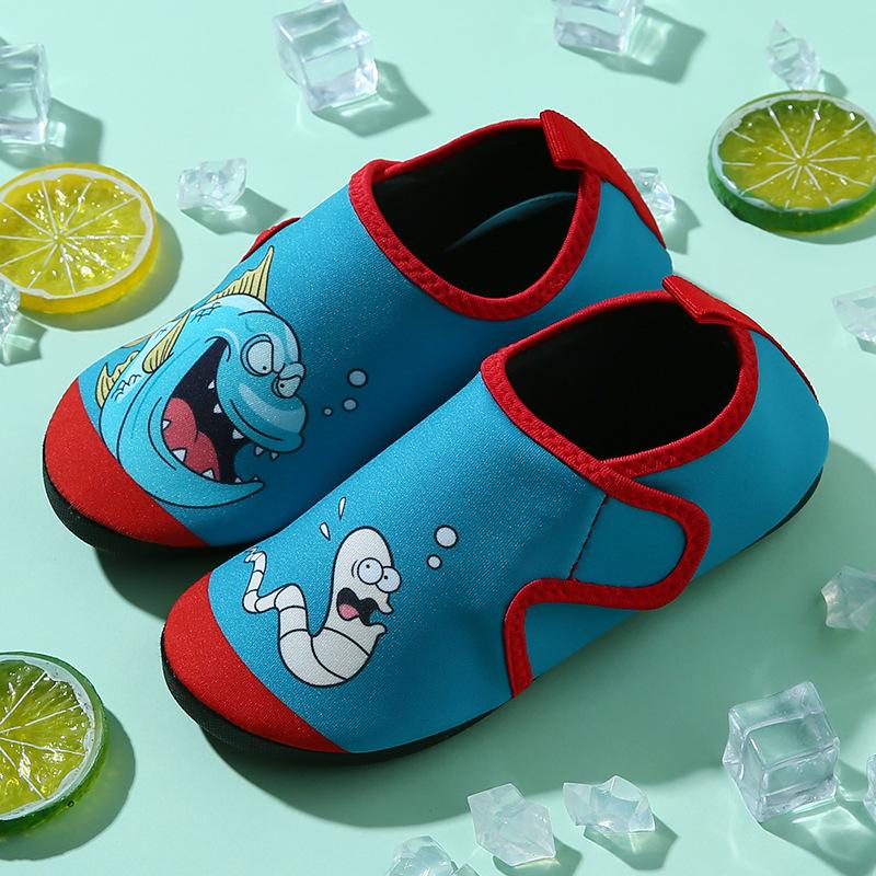Children's Beach Shoes Diving Snorkeling Swimming Shoes Wading River Non-slip Bottom Seaside Skin Shoes Socks Water Park Shoes