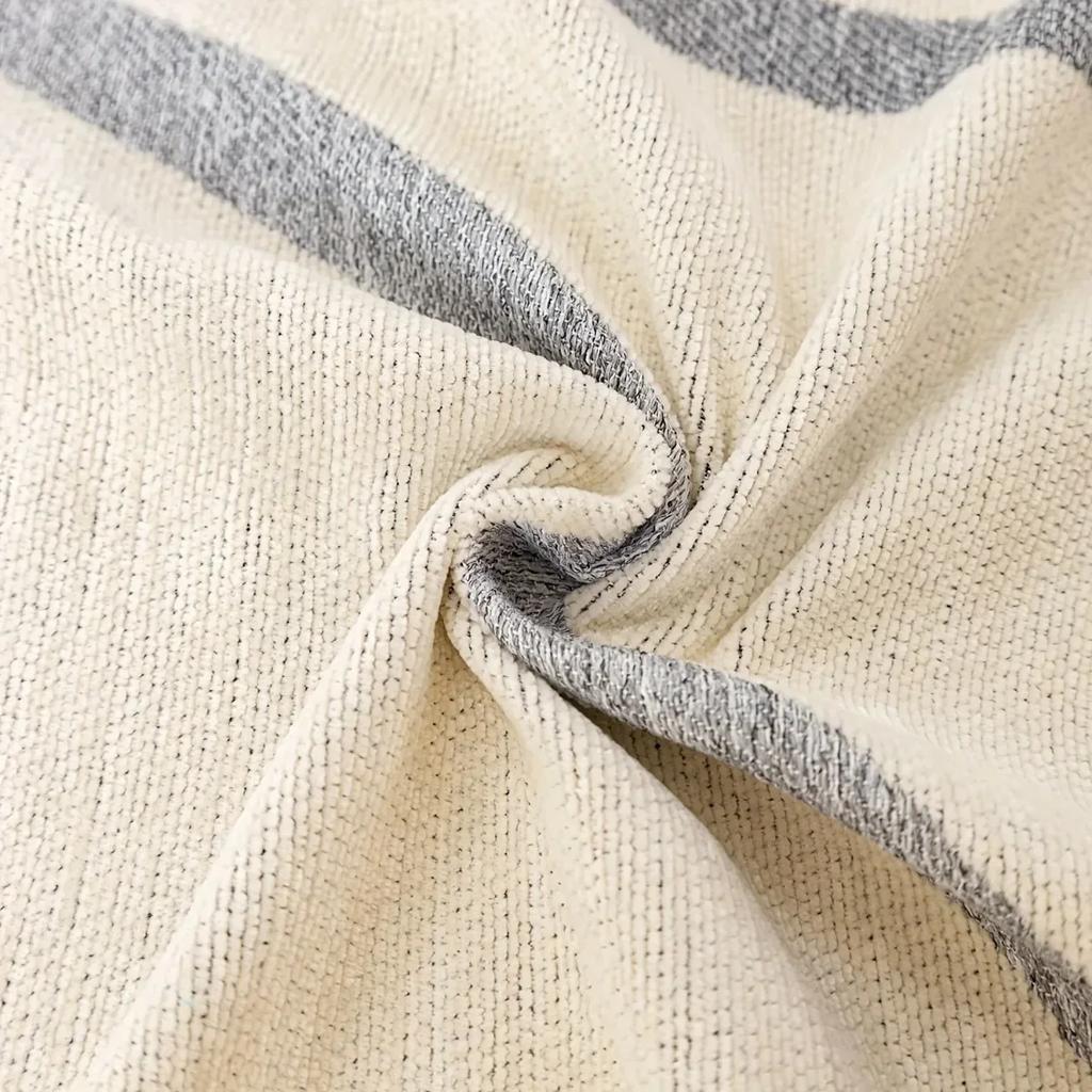 1 szt. Koc na sofę z szenili Uniwersalny na 4 pory roku Antypoślizgowy Pokrowiec na kanapę Pyłoszczelny Nowoczesny Prosty Duży Pokrowiec na sofę do salonu