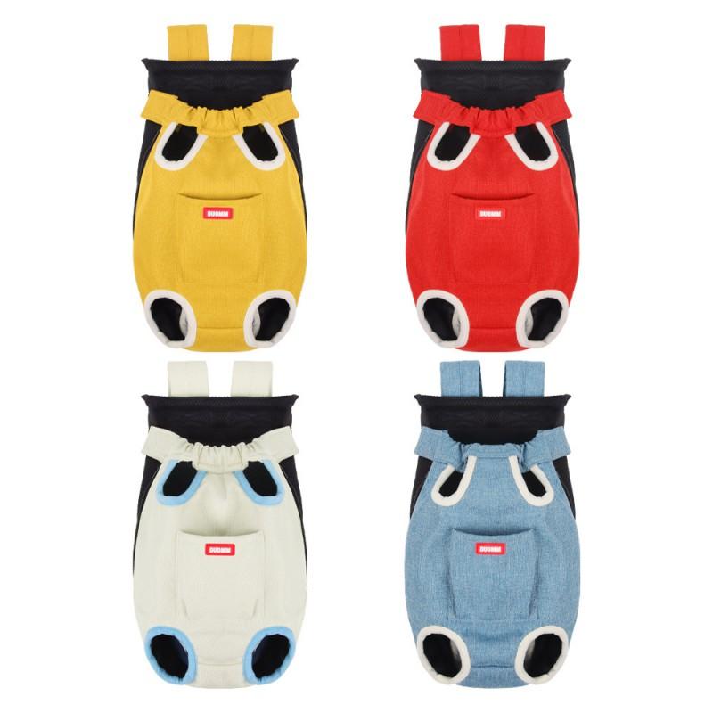 Portable Pet Carrier Backpack Breathable Mesh Cat Dog Travel Bag With Head Opening Small Pets