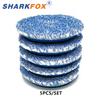 Sharkfox 1Pieces 5/6inch Microfiber Polishing Pad For Cars Body Polish Micro Fiber Polishing Wheels For DA/RO Car Polisher