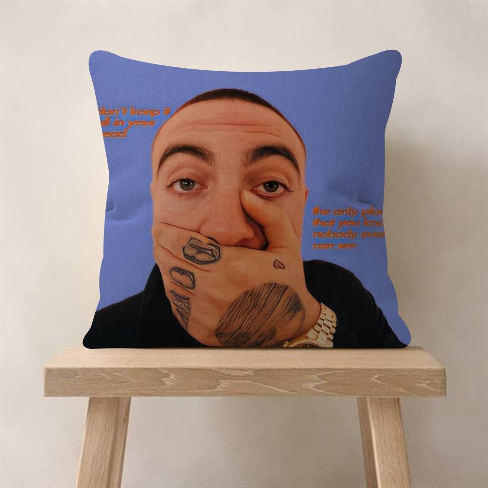 Singer Hot M-Mac Miller Pillow Cover Design Cushion Cover Decor Holiday Decorati