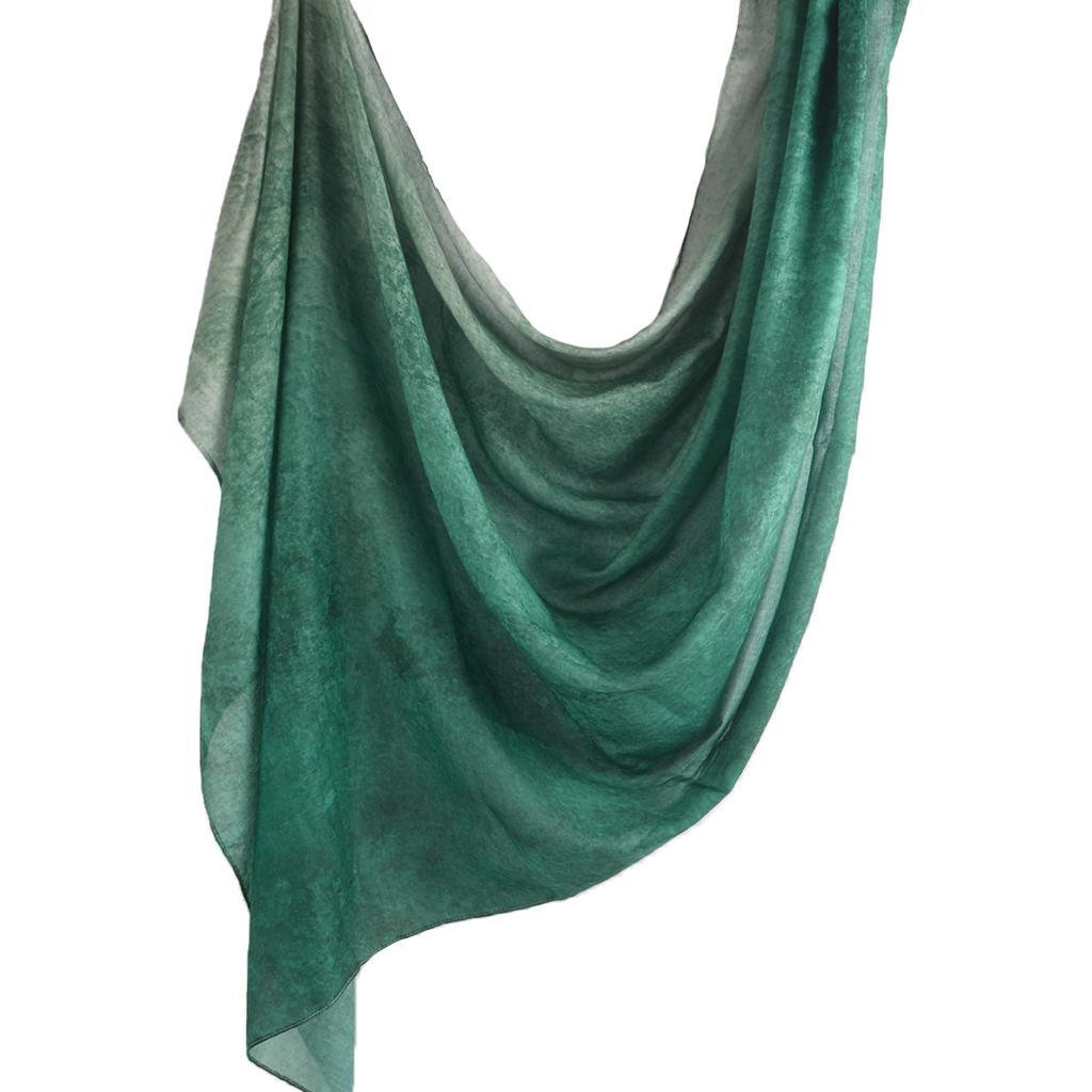 Aquarell Blume Viskose Hijab Schal Atmungsaktiv Weich Lang Mode Schals Kopftuch Paisley Muster Muslimische Hijabs Für Frauen