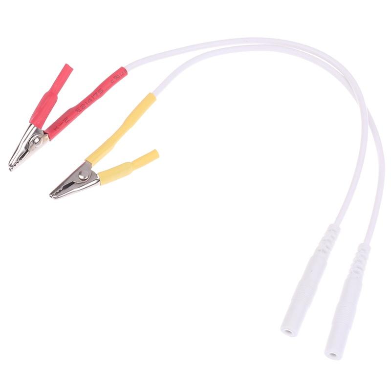 10Ps Tens/Ems Tieline Alligator Clip Cable Wire Electrode Accessories For Hwato Sdz-Ii Electronic Acupuncture2Mm Pin Type Cables