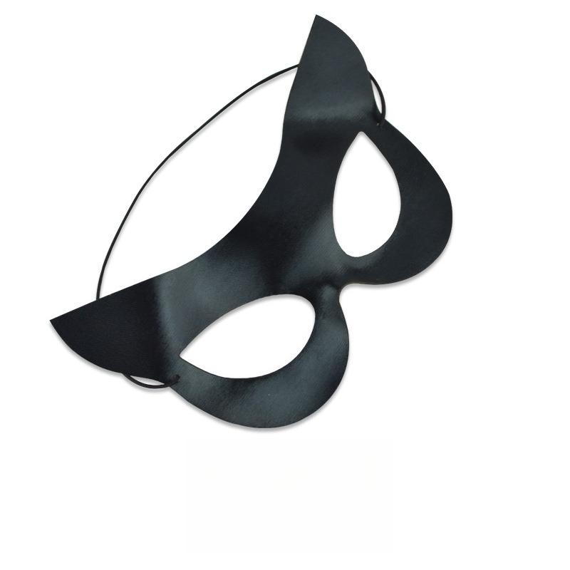 

Halloween Costume Party Party Dress Up Props New Black Half Face Sexy Beauty Play Masks чёрный