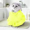 Cat Grooming Bag Pet Grooming Restraint Bag with Zipper Adjustable Drawstring Breathable Mesh Bag for Safe Nail Trimming Grooming Pet Care