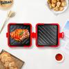 Multifunctional Silicone Baking Pan With Butter Knife Quick Heating Microwave Oven Toaster Sandwich Plate For Kitchen 1PC