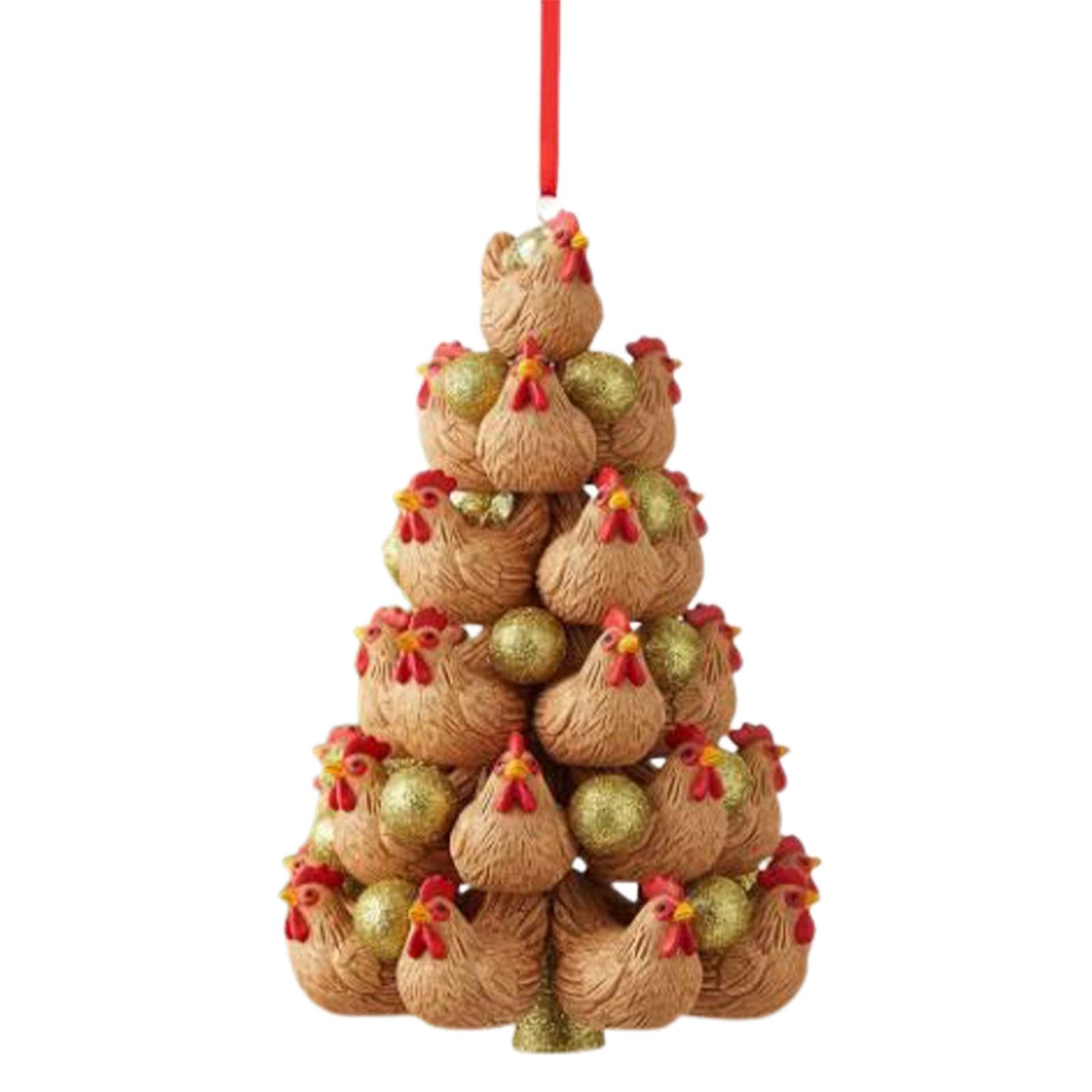 

Acrylic Flat Simulation Animal Decoration Pendant Christmas Tree Home Decoration Pendant One Size