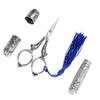 Vintage Design Sewing and Craft Scissors with Stainless Steel Material, Efficient Tool Incisive Points Classical Scissors for Dressmaking Fabric Craf