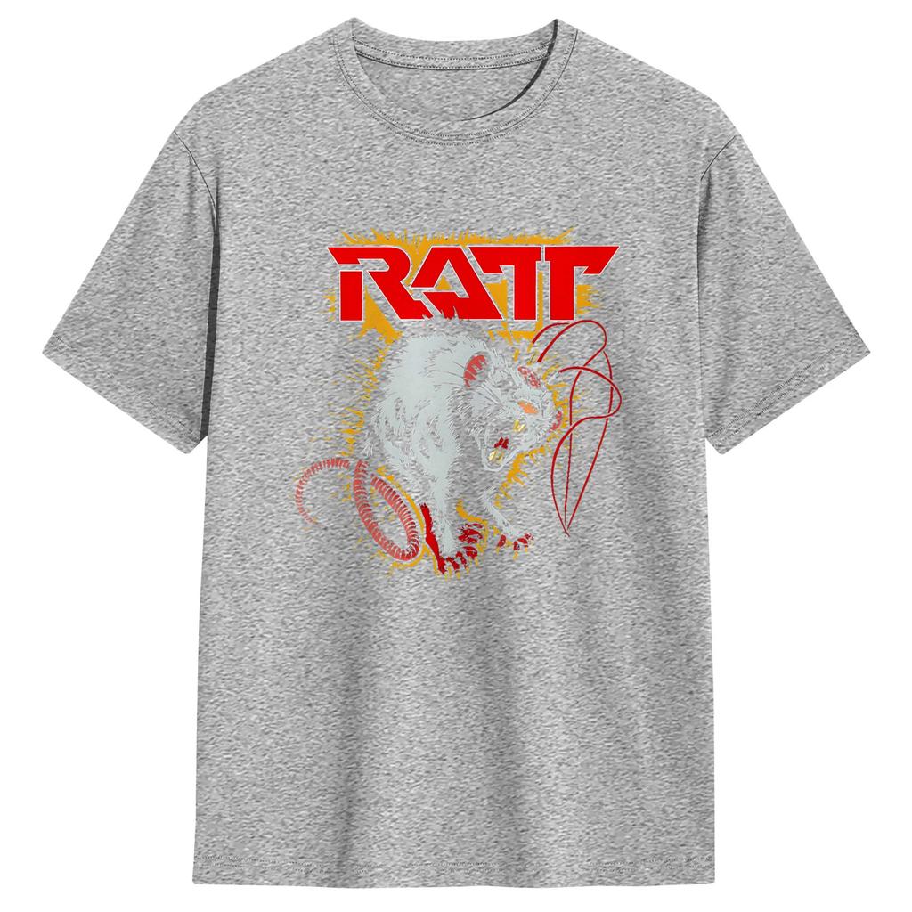 Hair Metal Ratt Band Art TShirt Unisex Fashion 100 Cotton Tee Shirt Crew Neck Short Sleeve T Shirt Summer Clothes