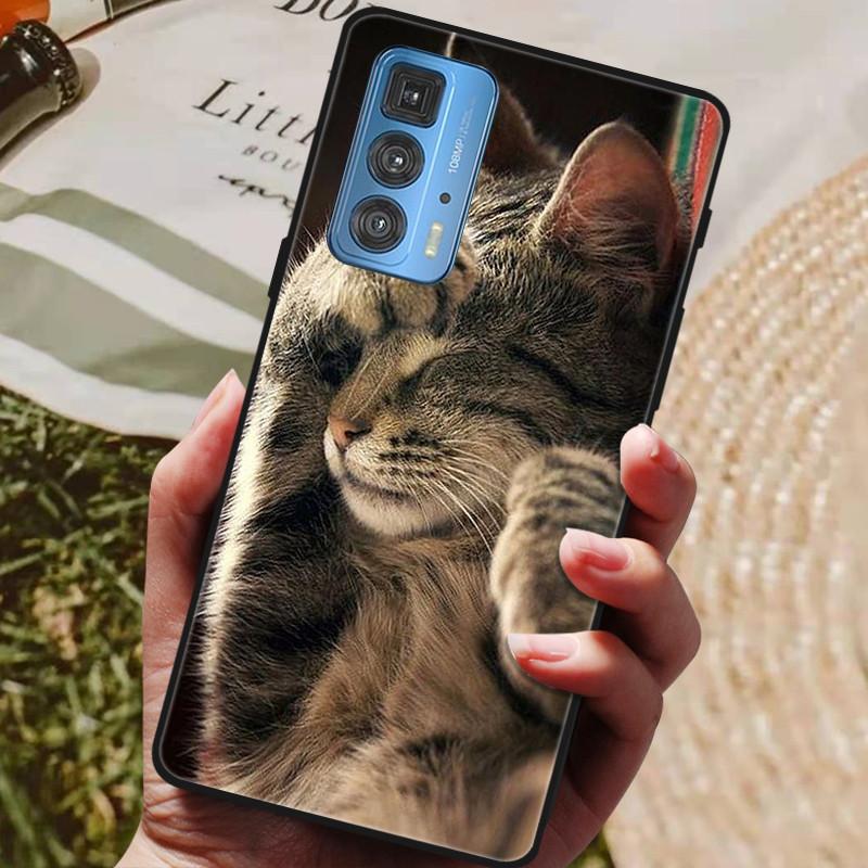 Für Motorola Moto Edge 20 Pro Hülle Weiche TPU Silikon Rückseite für Motorola Moto Edge S 20 Pro 5G Handyhüllen Mode Coque