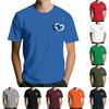 Men's  Popular T-shirt Printed Round Neck Short Sleeve T-shirt