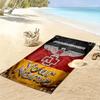 Name Custom German-language Band Print Beach Towel, Large Soft Quick Dry Towel for Beach Camping Swimming