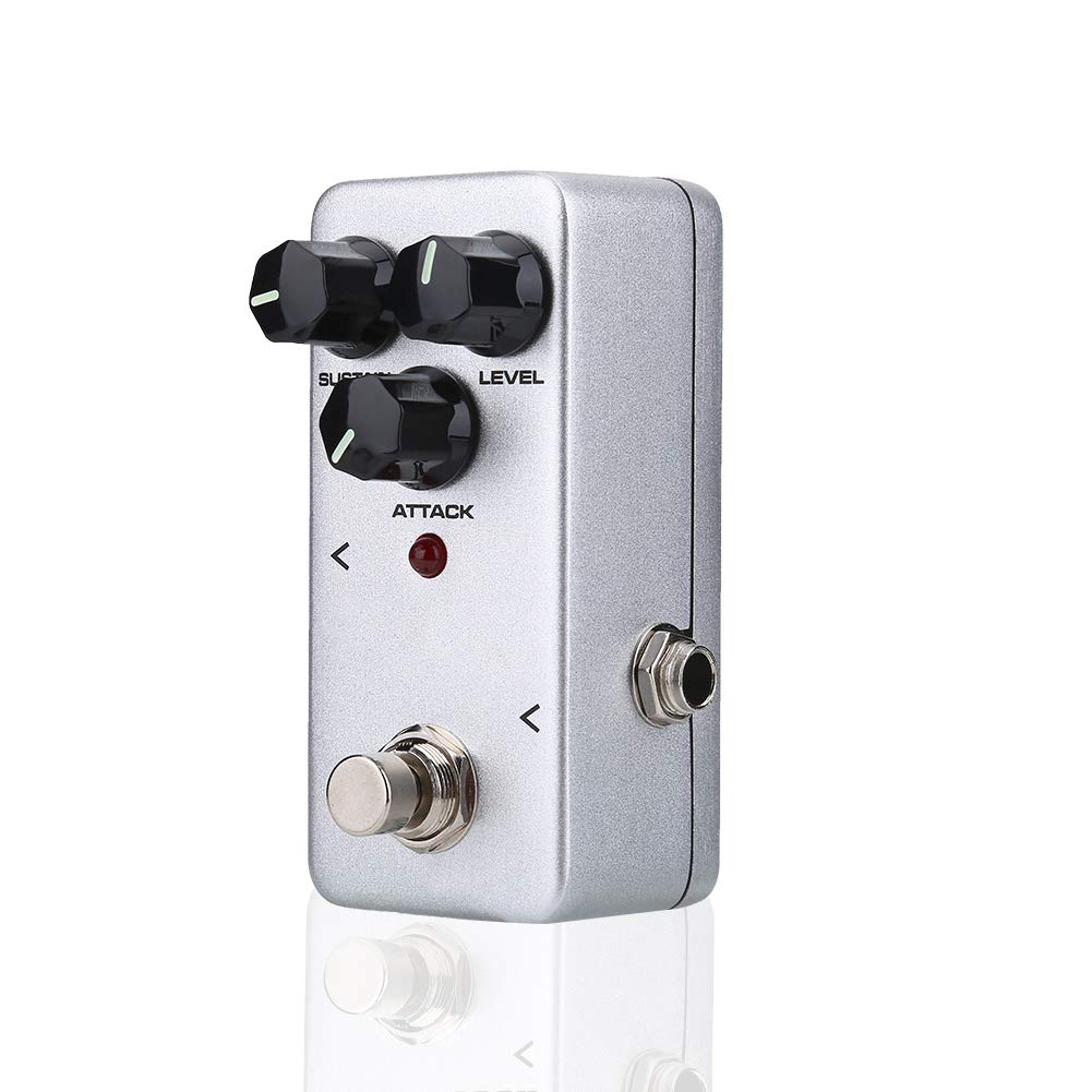 KOKKO FCP2 Compressor Sustainer Mini Effect Pedal Electric Guitar Accessory Aluminum Alloy Shell LED Indicator Compressor FCP2 Electric Guitar [Guitar