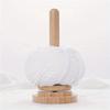 1 buc Suport de ață din lemn Instrument de tricotat cu fus Suport pentru ață de croșetat Suport pentru scule rotativ Bobină de ață rotativă Bobinator pentru ghem de lână Spinner rotativ