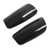 3pcs Carbon Fiber Shin Pads Black Protective Insert Portable Protective Case  Soccer Training