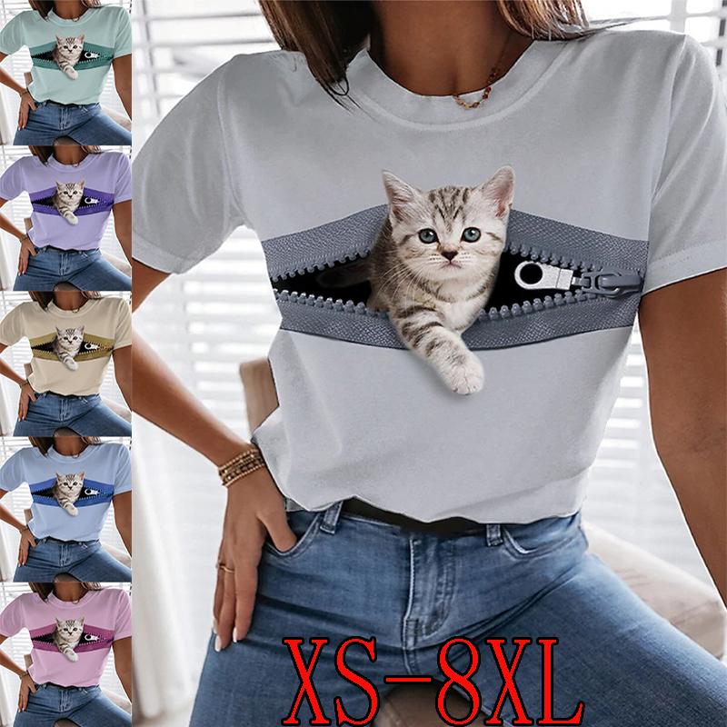 T Shirt Mit Katze