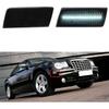 LED Front Bumper Side Marker Lights Smoke Lens/White Light, Compatible with Chrysler 300 300C Models 2005-2010, Front Fender Marker Lamps