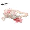 3D Printed Mythical Creature Cherry Blossom Dragon Toy, Articulated Flower Figurine, Flexible Fantasy Animal Toy Movable Joints Model for Desk