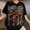 T-shirt Grafica Comfort Colors® Chris Brown Usher RB Tour 2026, Abbigliamento Concerti Raymond x Brown, T-shirt per Fan Hip Hop R&B, Regalo Merchandising Musicale