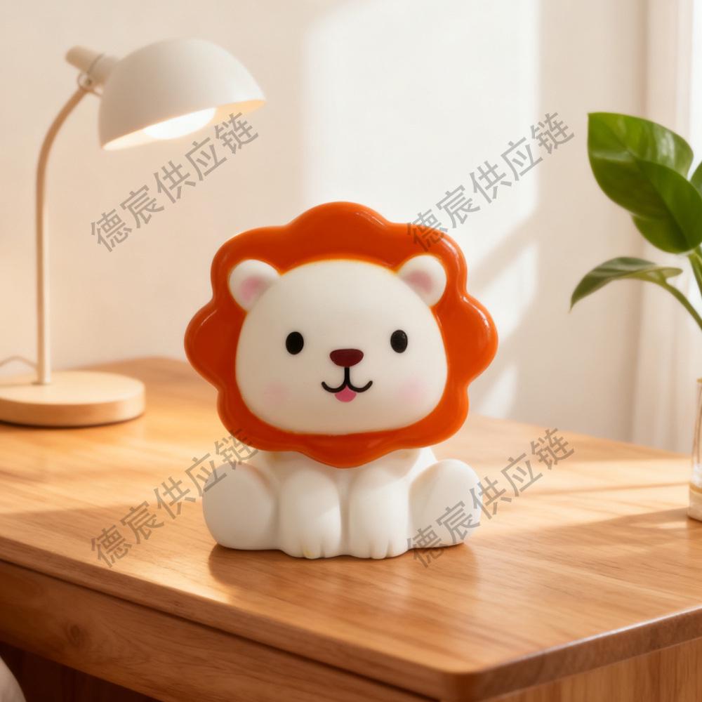 Creative Cartoon Lion Puppy Night Light - Perfect Gift for Girls