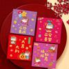 6Pcs Chinese Style 2026 Horse Year Money Envelope Paper Lucky Red Pockets  Chinese New Year