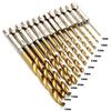 13pcs HSS High Steel Drill Bit Set Hex Shank Bits 1.5mm-6.5mm