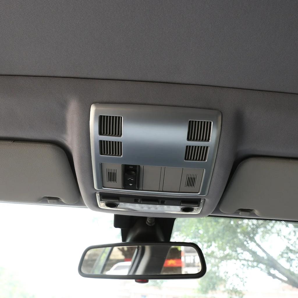 ABS Carbon Fiber Car Interior Roof Reading Light Panel Decoration Cover Stickers For BMW X3 E83 2003-2010 Car Styling