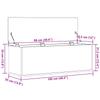 vidaXL Aufbewahrungsbox Artisan Eiche 102x35x35 Cm Aus Holzwerkstoff