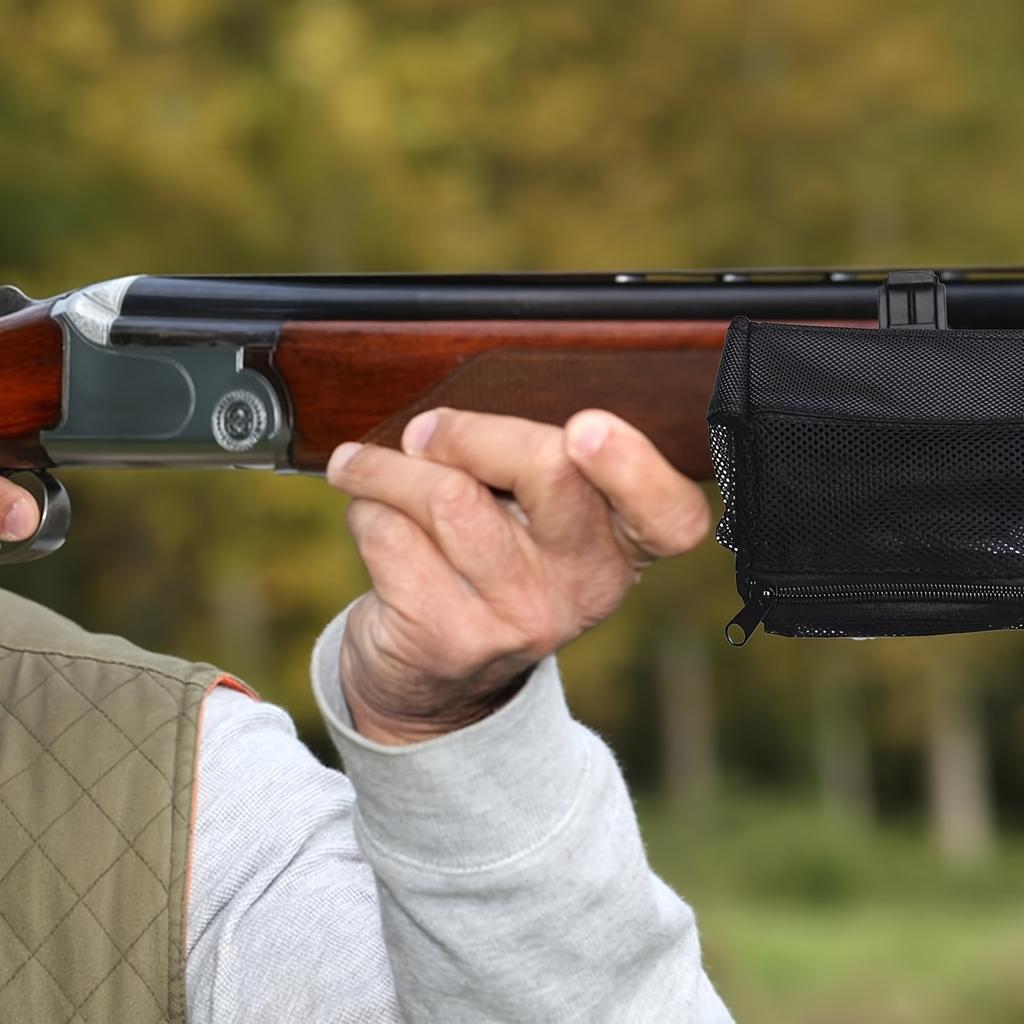 Quick Release Heat Shield Cartridge Catcher- Insulated Padded Mesh & Detachable Brass Collector