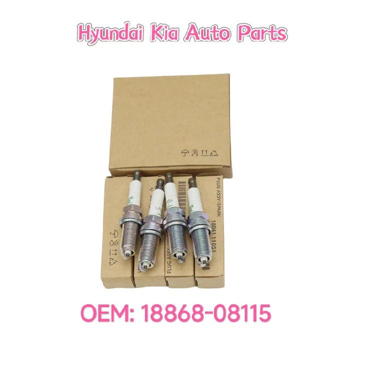 

New 4PCS Spark Plugs 1884111051 ILFR5B For Hyundai Sonata IX35 Fo Kia Sorento 2011-2012 2.4 3.5 Sportage K5 18841 11051 4 PCS