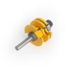 1Pc 8mm 12mm 1/2inch Shank Glass Door Rail & Stile Reversible Router Bit Wood Cutting Tool Woodworking Router Bits
